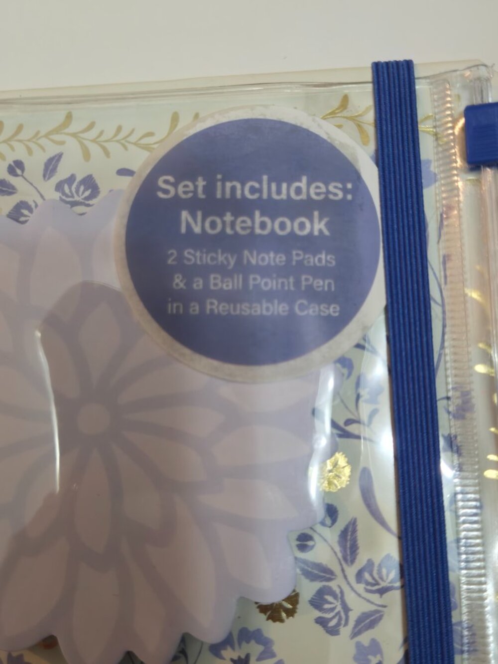 Journal Set: Bloom with Grace Journal, 1 sticky note pads, Refillable Ballpoint - Picture 6 of 6